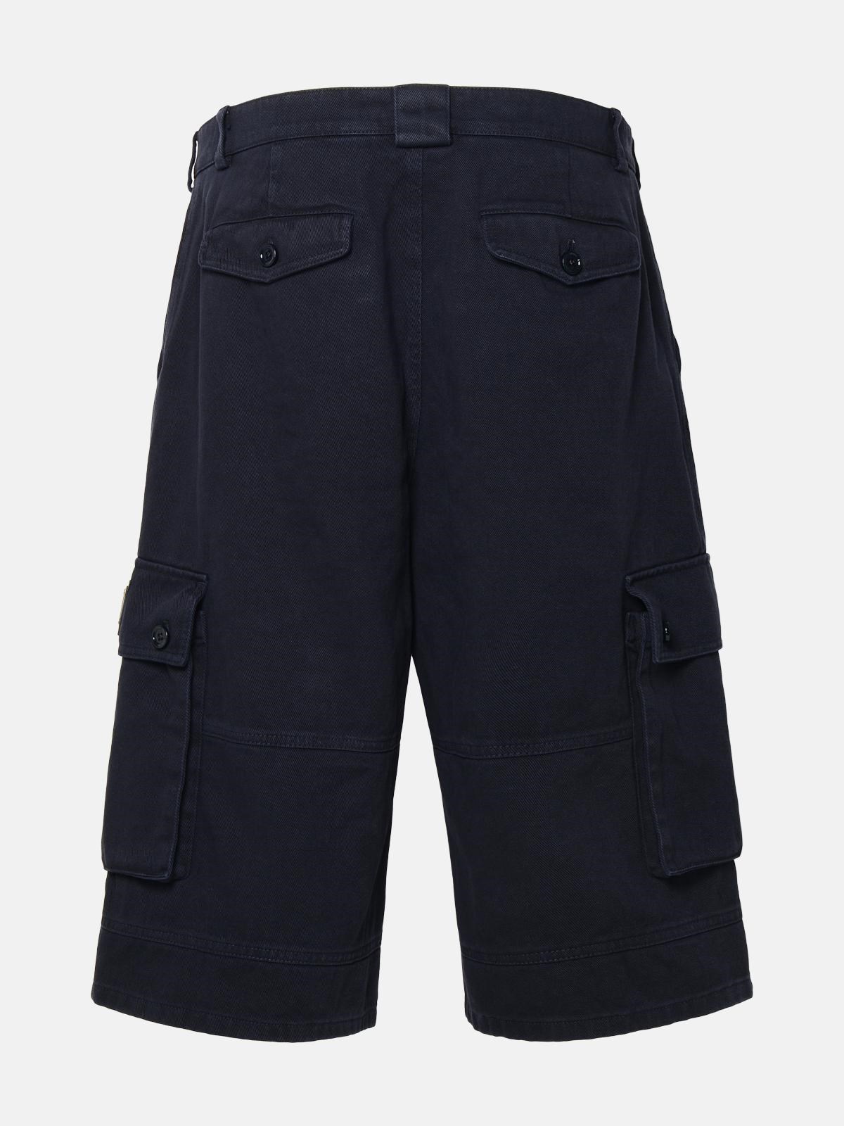 dolce & gabbana BLUE COTTON CARGO BERMUDA SHORTS available on www