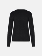 a*z様 カシミア 黒 無地 ポニー無し ralph lauren marlow polo ralph lauren 'KIMBERLY' BLACK WOOL AND CASHMERE SWEATER