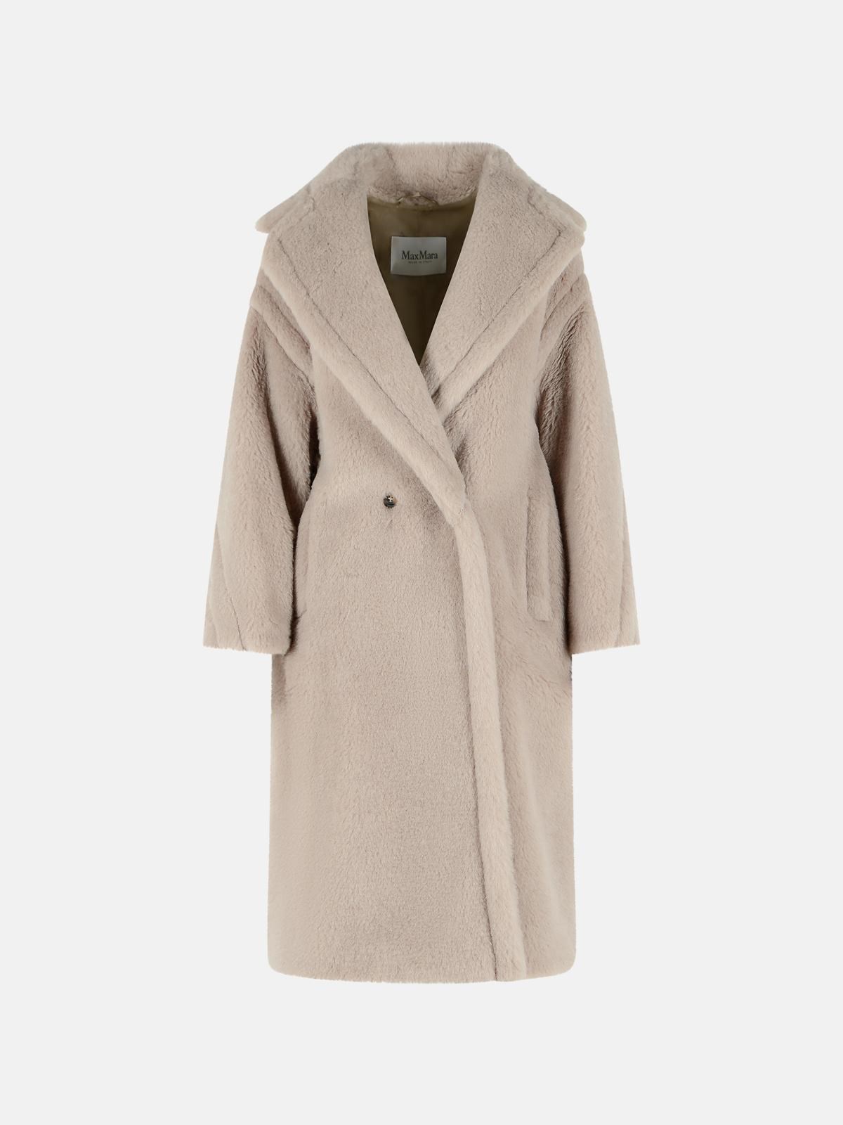 MAXMARA 테드걸 베이지 알파카 울 코트